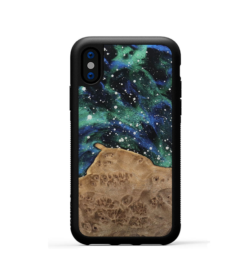 iPhone Xs Wood Phone Case - Brittni (Cosmos, 741705)