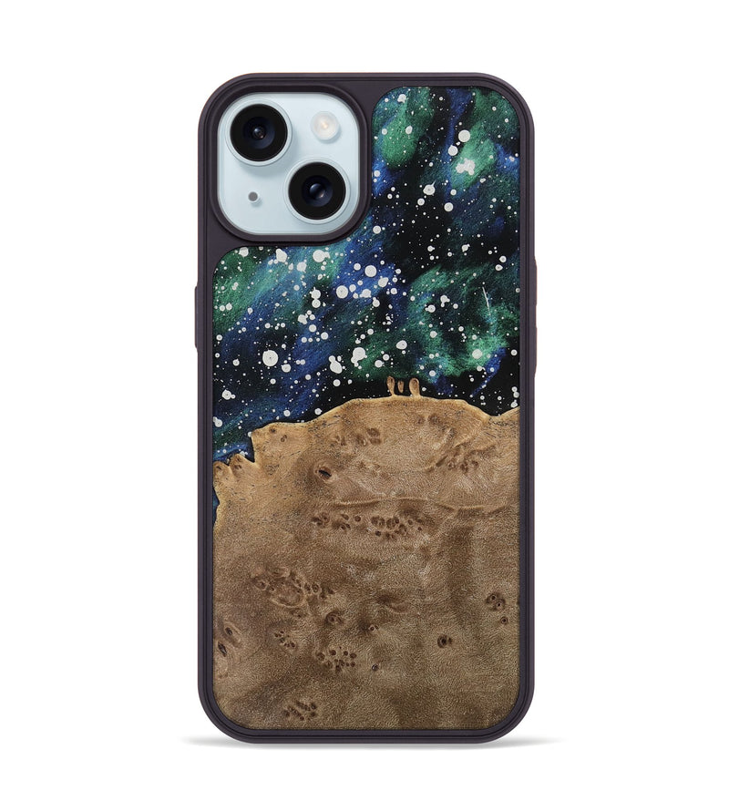 iPhone 15 Wood Phone Case - Johnnie (Cosmos, 741711)