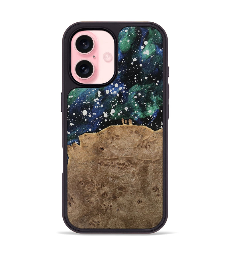 iPhone 16 Wood Phone Case - Johnnie (Cosmos, 741711)