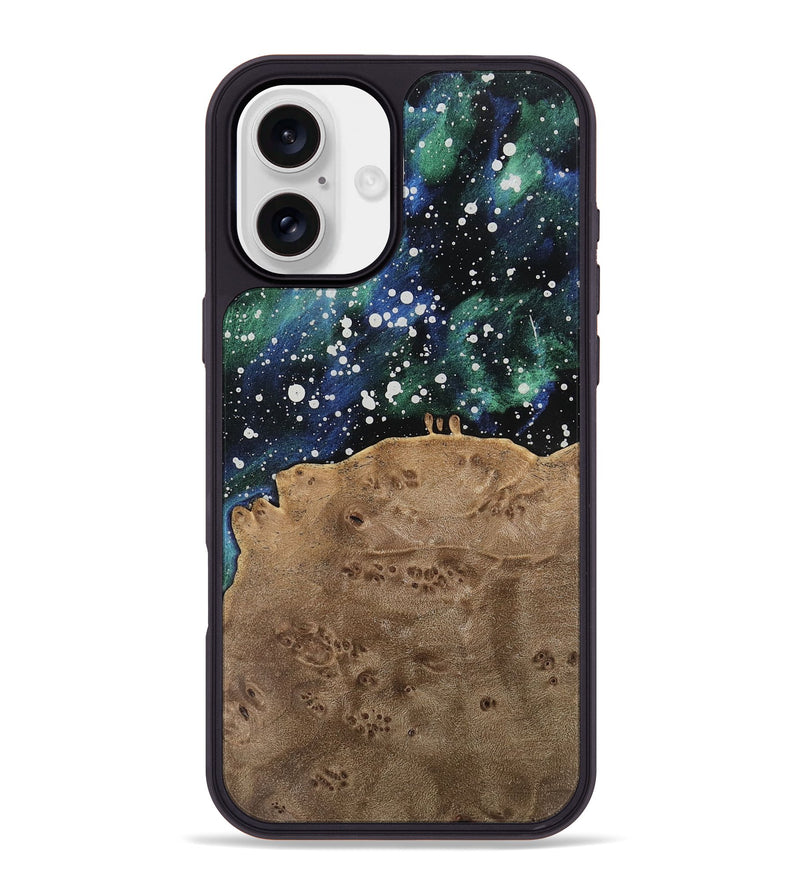 iPhone 16 Plus Wood Phone Case - Johnnie (Cosmos, 741711)