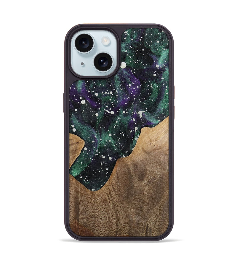 iPhone 15 Wood Phone Case - Hiroki (Cosmos, 741712)