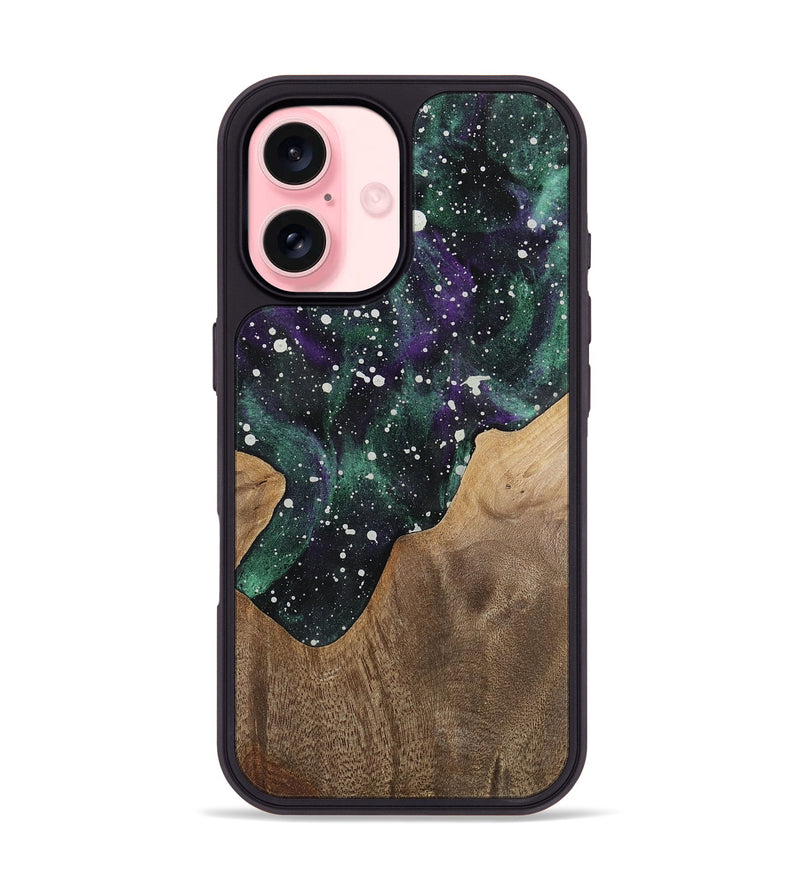 iPhone 16 Wood Phone Case - Hiroki (Cosmos, 741712)