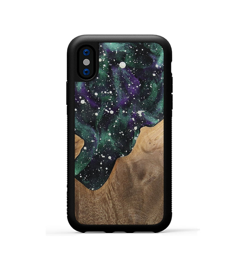 iPhone Xs Wood Phone Case - Hiroki (Cosmos, 741712)