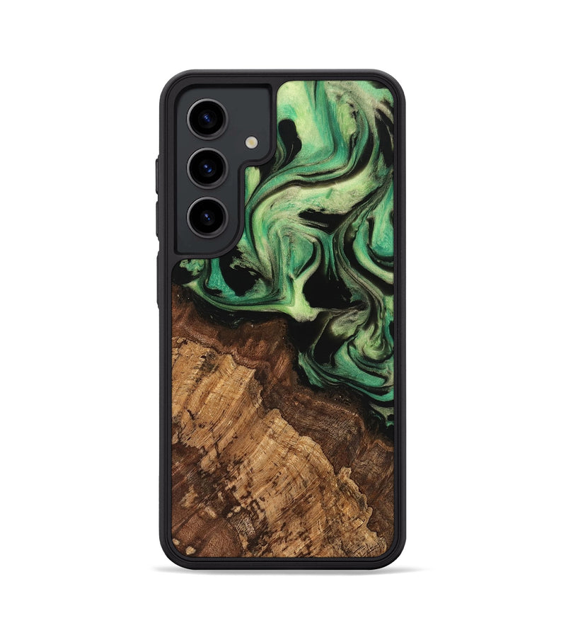 Galaxy S24 Wood Phone Case - Kaeden (Green, 741728)