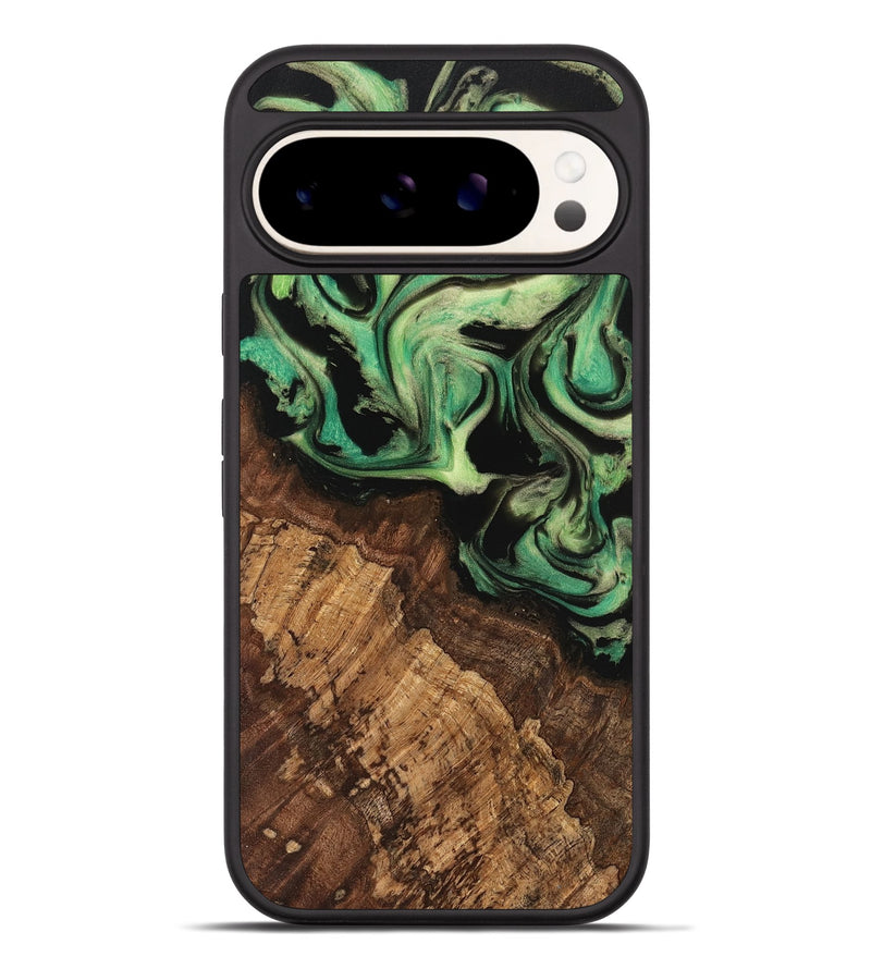 Pixel 9 Pro XL Wood Phone Case - Kaeden (Green, 741728)