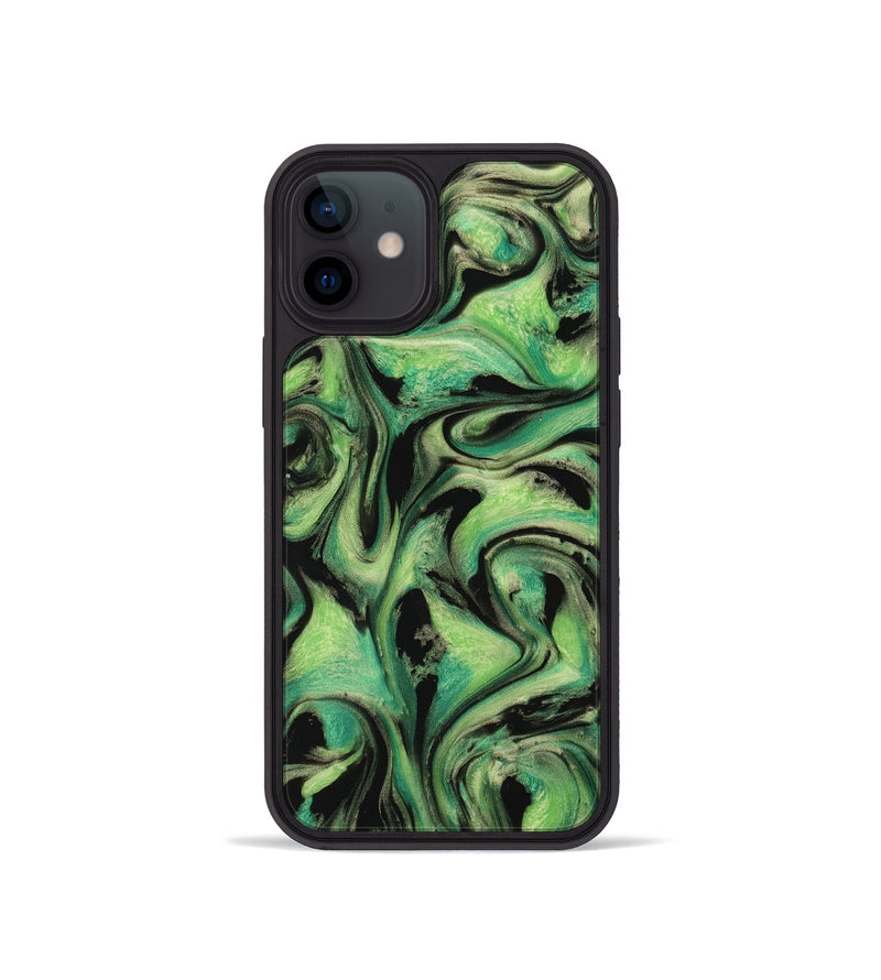 iPhone 12 mini ResinArt Phone Case - Tamma (Green, 741730)