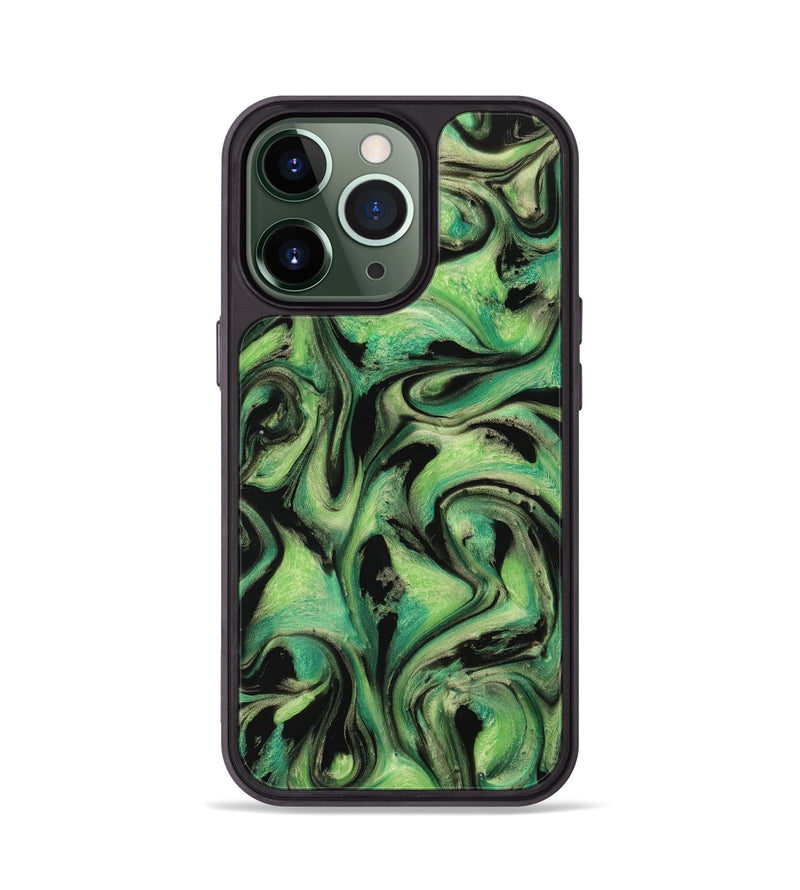 iPhone 13 Pro ResinArt Phone Case - Tamma (Green, 741730)