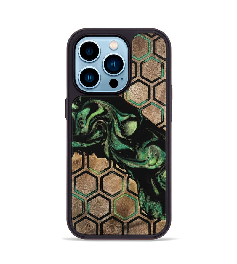 iPhone 14 Pro Wood Phone Case - Fwpreg (Pattern, 741731)