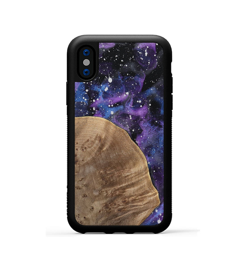 iPhone Xs Wood Phone Case - Parley (Cosmos, 741737)