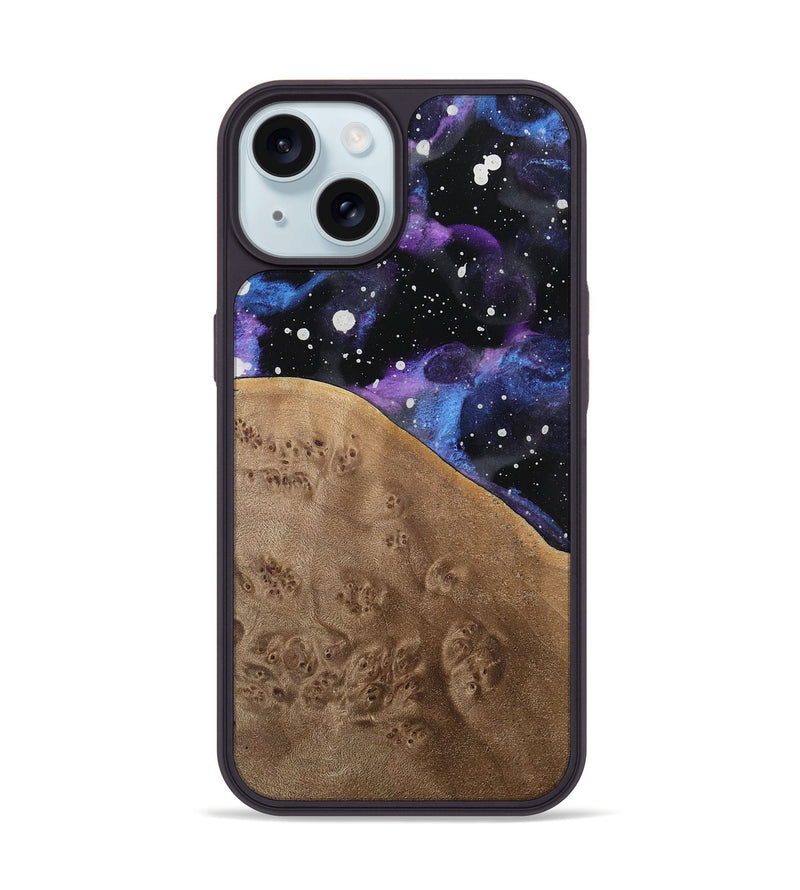 iPhone 15 Wood Phone Case - Gudrun (Cosmos, 741738)