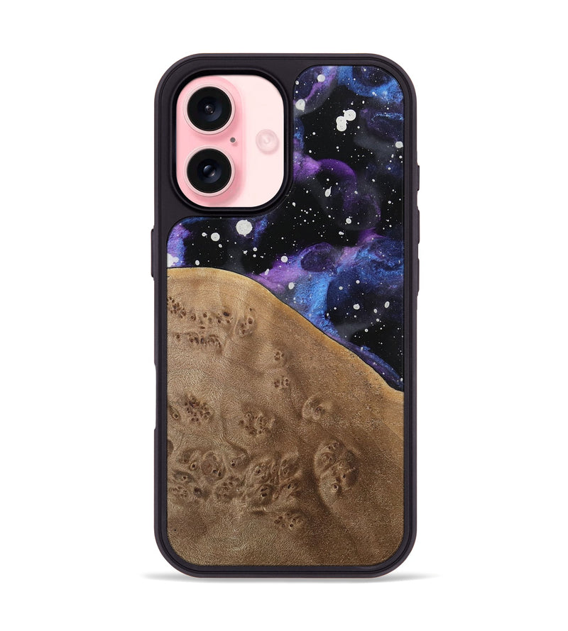 iPhone 16 Wood Phone Case - Gudrun (Cosmos, 741738)