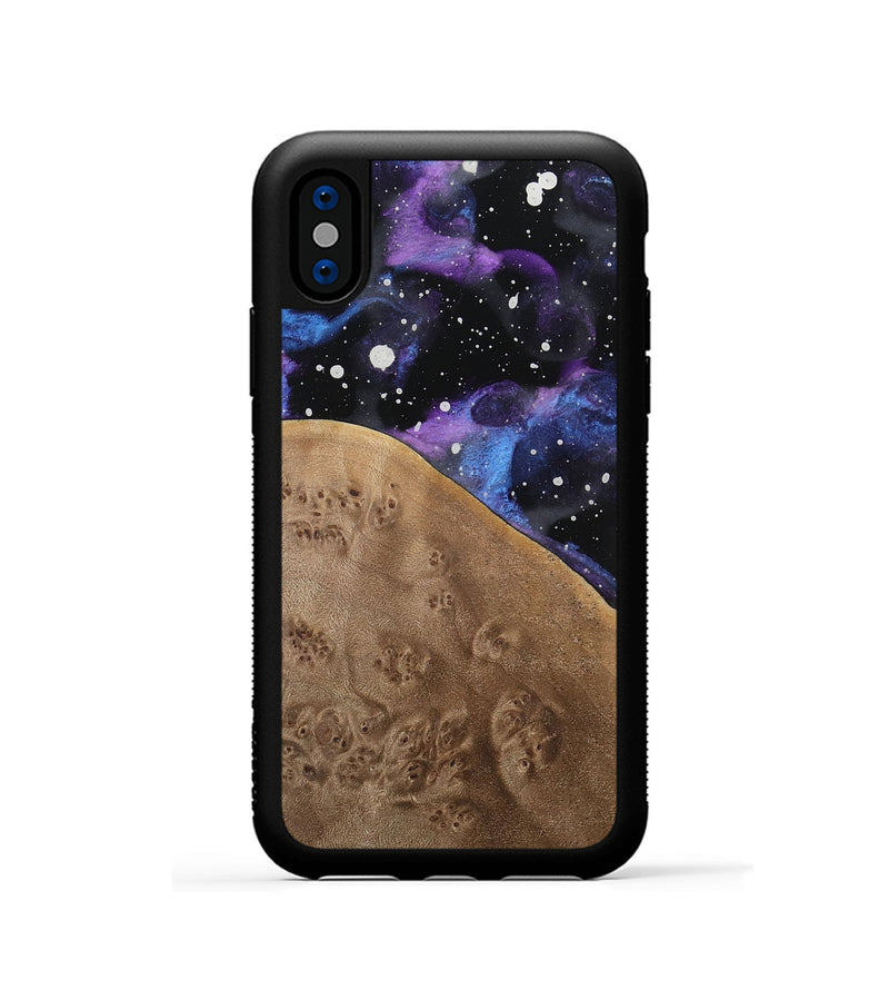 iPhone Xs Wood Phone Case - Gudrun (Cosmos, 741738)