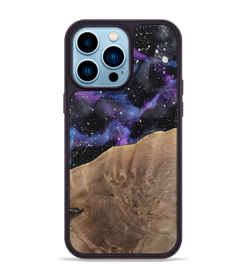 iPhone 14 Pro Max Wood Phone Case - Sena (Cosmos, 741739)