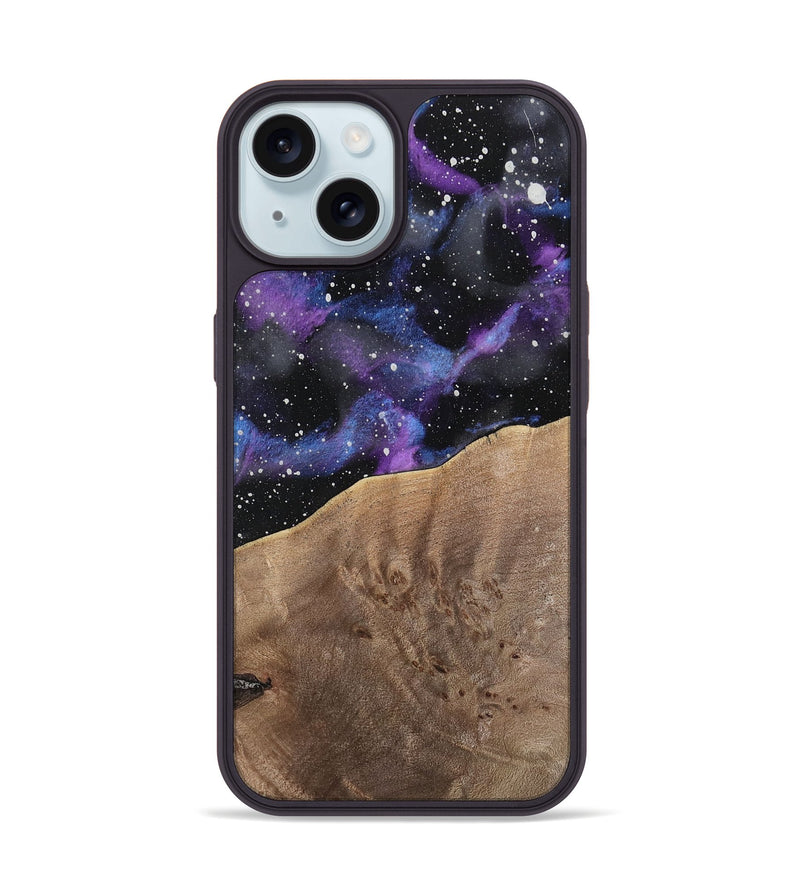 iPhone 15 Wood Phone Case - Sena (Cosmos, 741739)