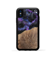 iPhone Xs Wood Phone Case - Sena (Cosmos, 741739)