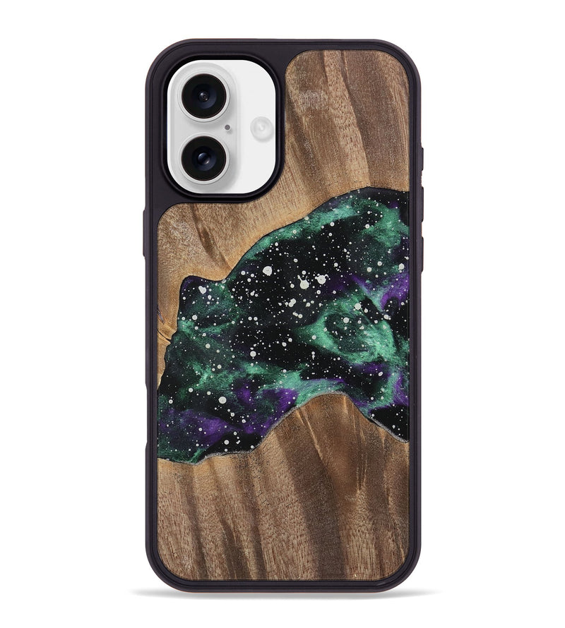 iPhone 16 Plus Wood Phone Case - Nandita (Cosmos, 741740)