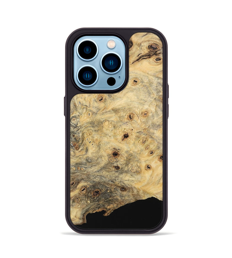 iPhone 14 Pro Wood Phone Case - Addison (Wood Burl, 741744)