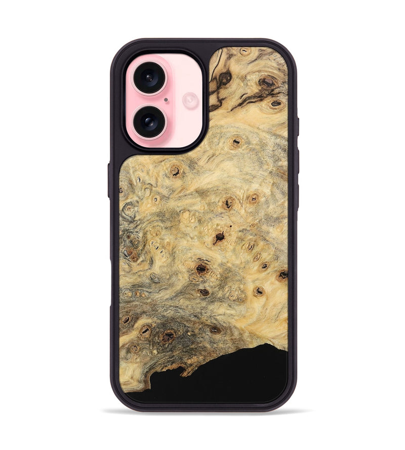 iPhone 16 Wood Phone Case - Addison (Wood Burl, 741744)