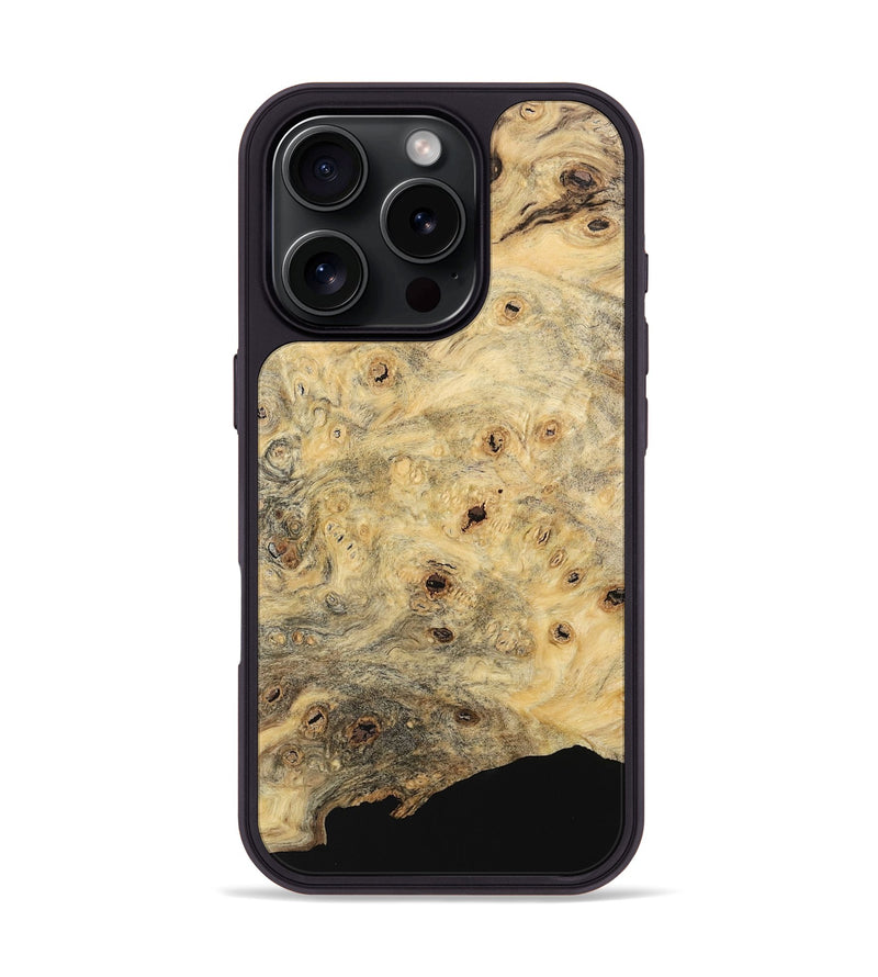 iPhone 16 Pro Wood Phone Case - Addison (Wood Burl, 741744)