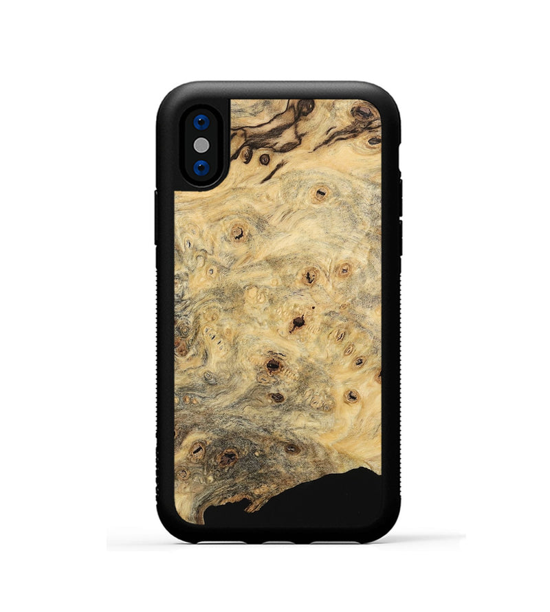 iPhone Xs Wood Phone Case - Addison (Wood Burl, 741744)