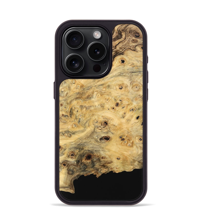 iPhone 15 Pro Wood Phone Case - Kailyn (Wood Burl, 741745)