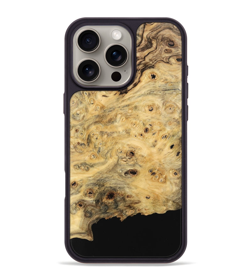 iPhone 16 Pro Max Wood Phone Case - Kailyn (Wood Burl, 741745)