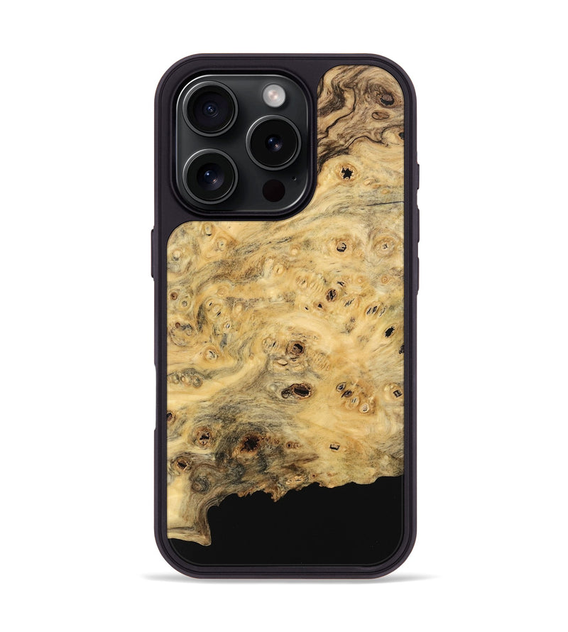 iPhone 16 Pro Wood Phone Case - Kailyn (Wood Burl, 741745)