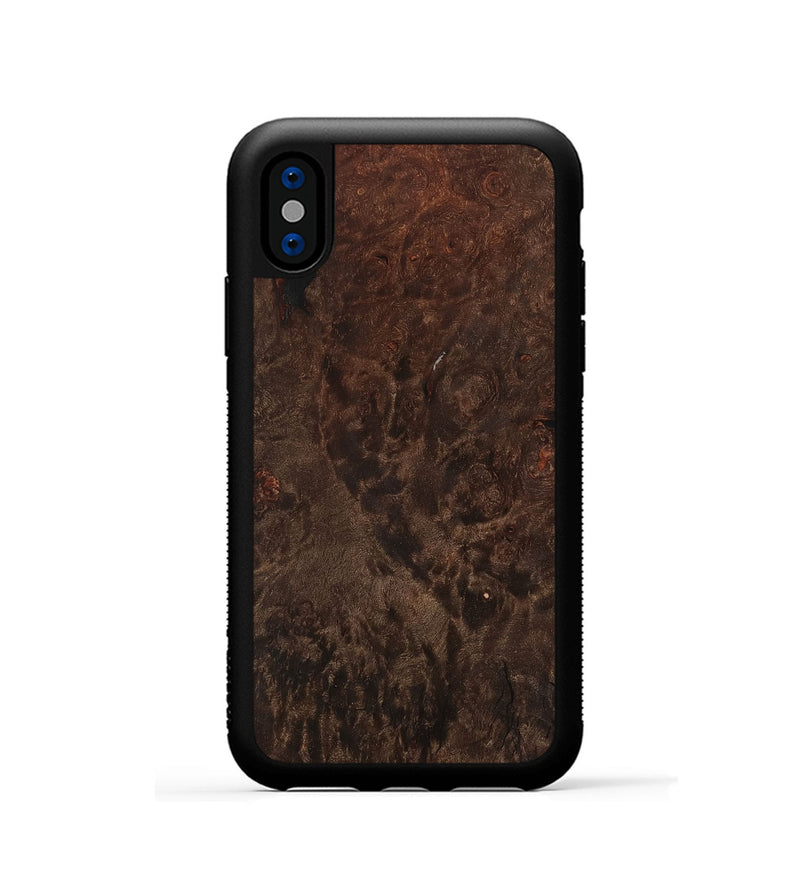 iPhone Xs Wood Phone Case - Ermina (Wood Burl, 741749)