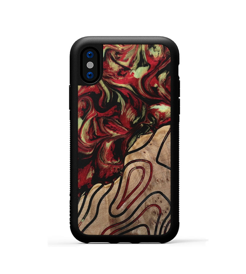 iPhone Xs Wood Phone Case - Jameson (Pattern, 741750)