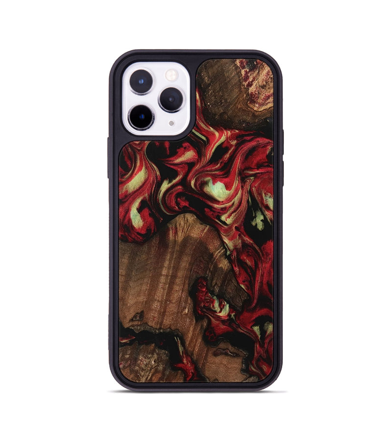 iPhone 11 Pro Wood Phone Case - Ariana (Red, 741751)