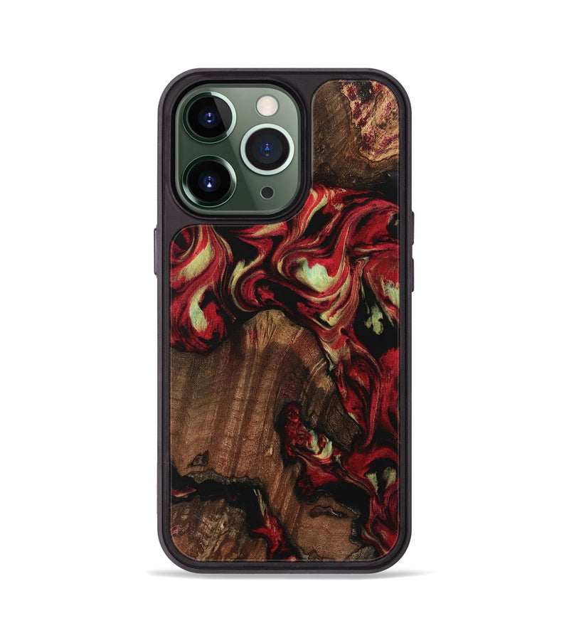 iPhone 13 Pro Wood Phone Case - Ariana (Red, 741751)