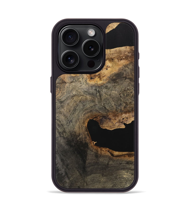 iPhone 15 Pro Wood Phone Case - Clair (Wood Burl, 741752)