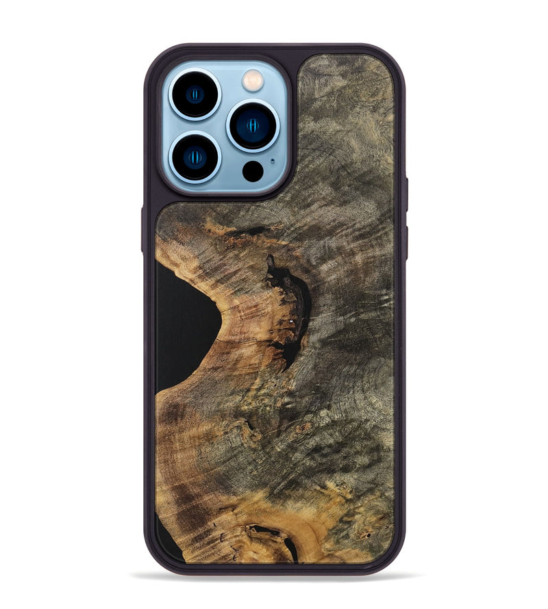 iPhone 14 Pro Max Wood Phone Case - Steen (Wood Burl, 741753)