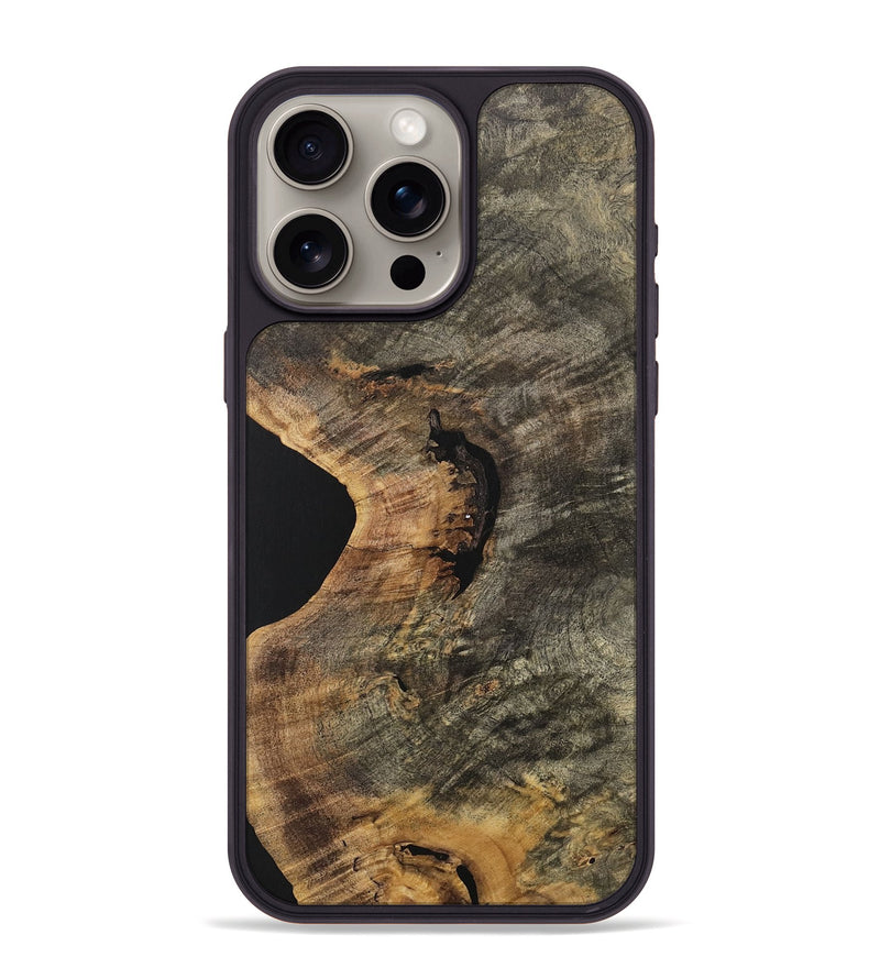 iPhone 15 Pro Max Wood Phone Case - Steen (Wood Burl, 741753)