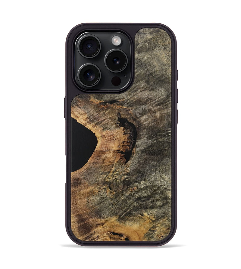 iPhone 16 Pro Wood Phone Case - Steen (Wood Burl, 741753)