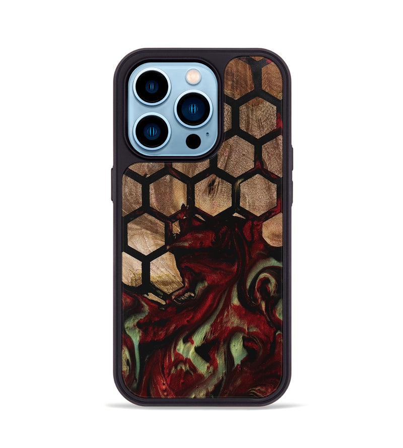 iPhone 14 Pro Wood Phone Case - Peggi (Pattern, 741755)