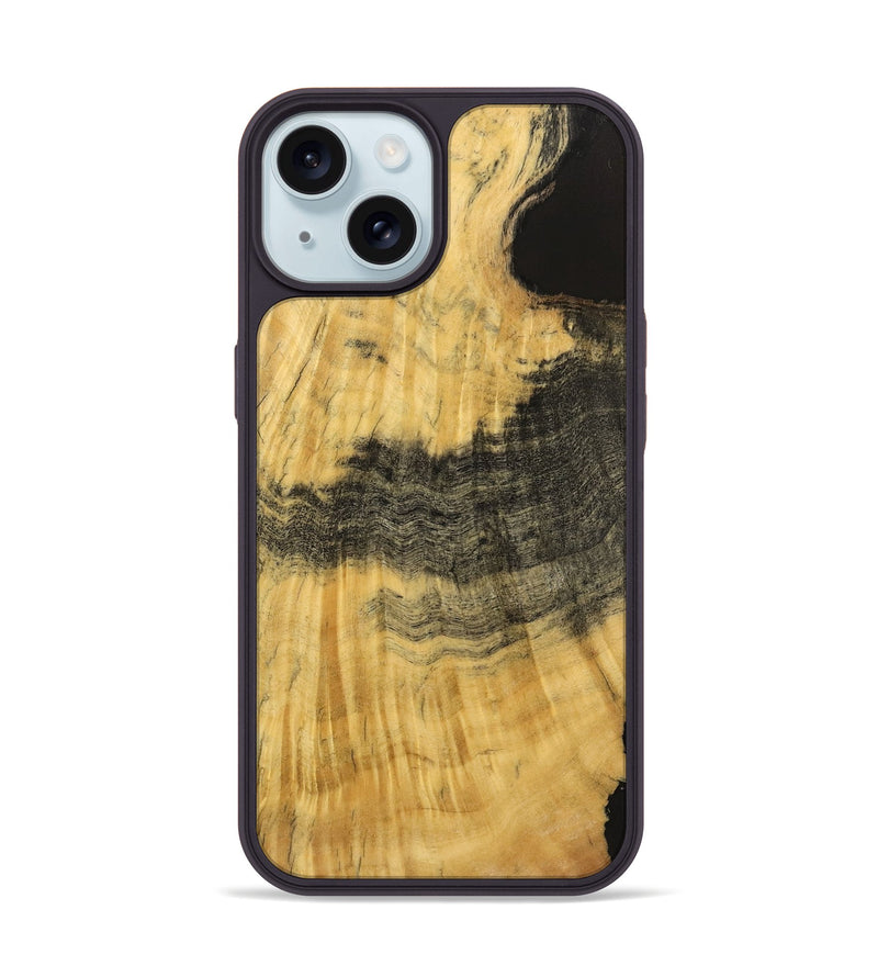 iPhone 15 Wood Phone Case - Jere (Wood Burl, 741757)