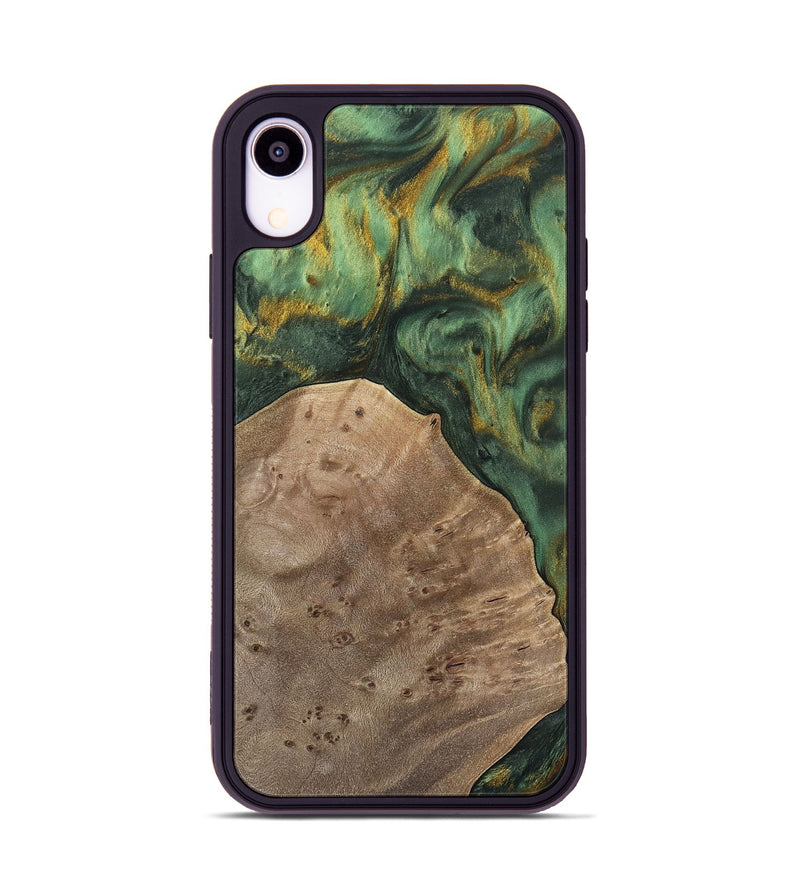 iPhone Xr Wood Phone Case - Gint (Green, 741758)