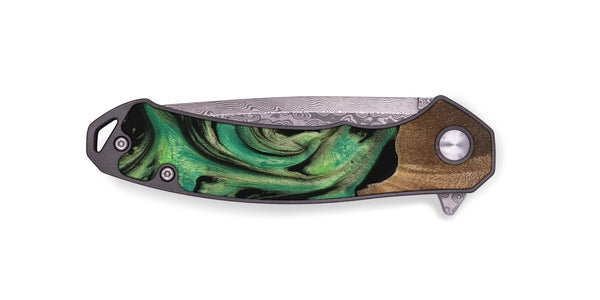 EDC Wood Pocket Knife - Junina (Green, 741760)