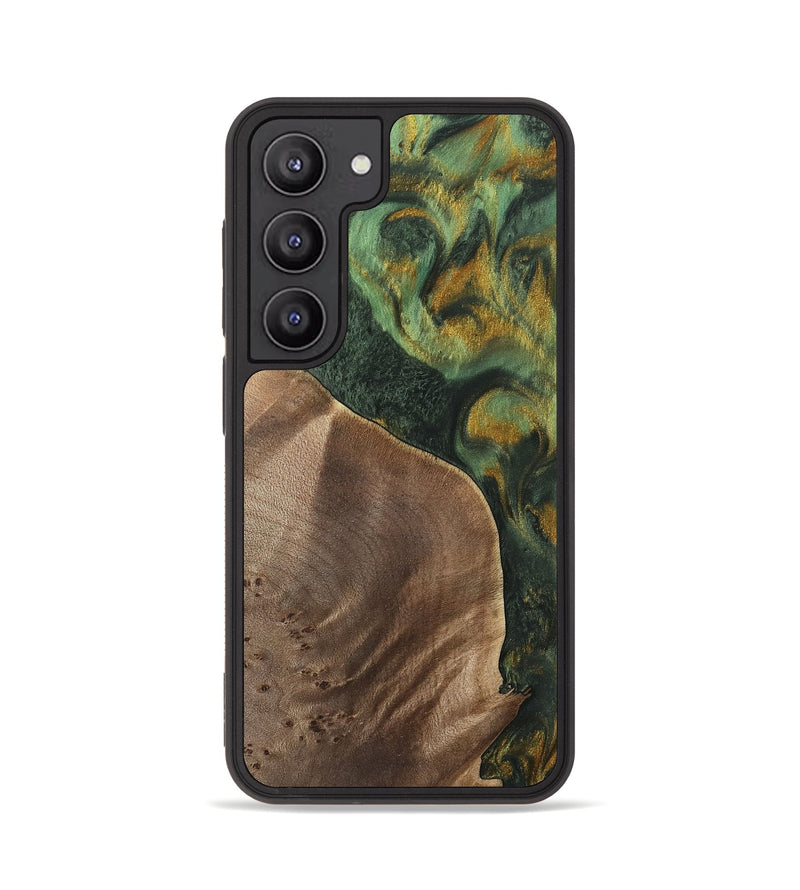 Galaxy S23 Wood Phone Case - Adrie (Green, 741762)