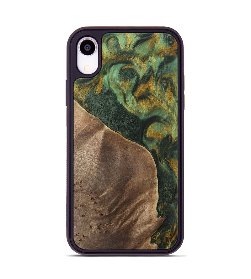 iPhone Xr Wood Phone Case - Adrie (Green, 741762)