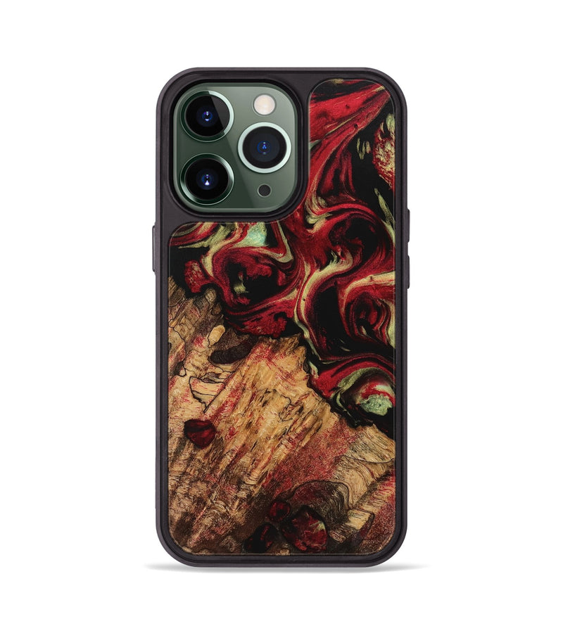 iPhone 13 Pro Wood Phone Case - Purl (Red, 741763)