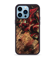 iPhone 14 Pro Max Wood Phone Case - Purl (Red, 741763)