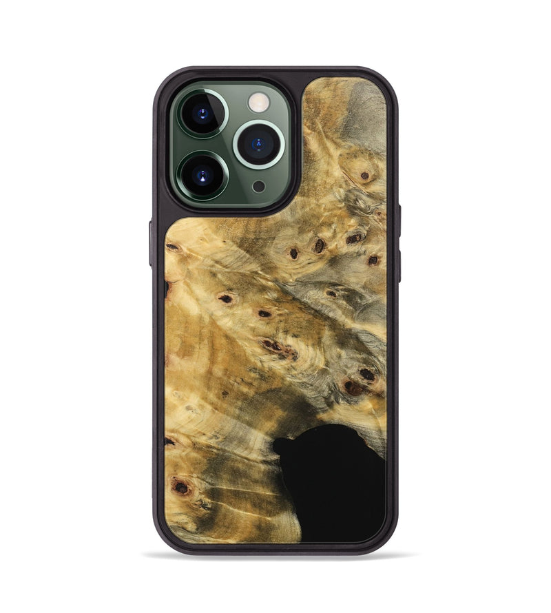 iPhone 13 Pro Wood Phone Case - Luvinia (Wood Burl, 741767)