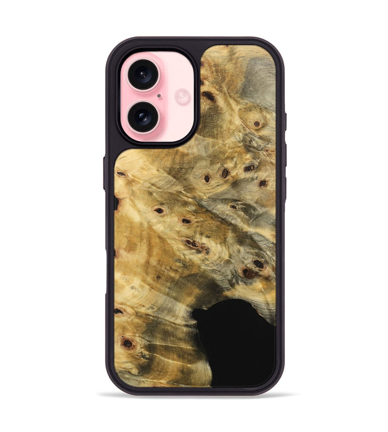 iPhone 16 Wood Phone Case - Luvinia (Wood Burl, 741767)