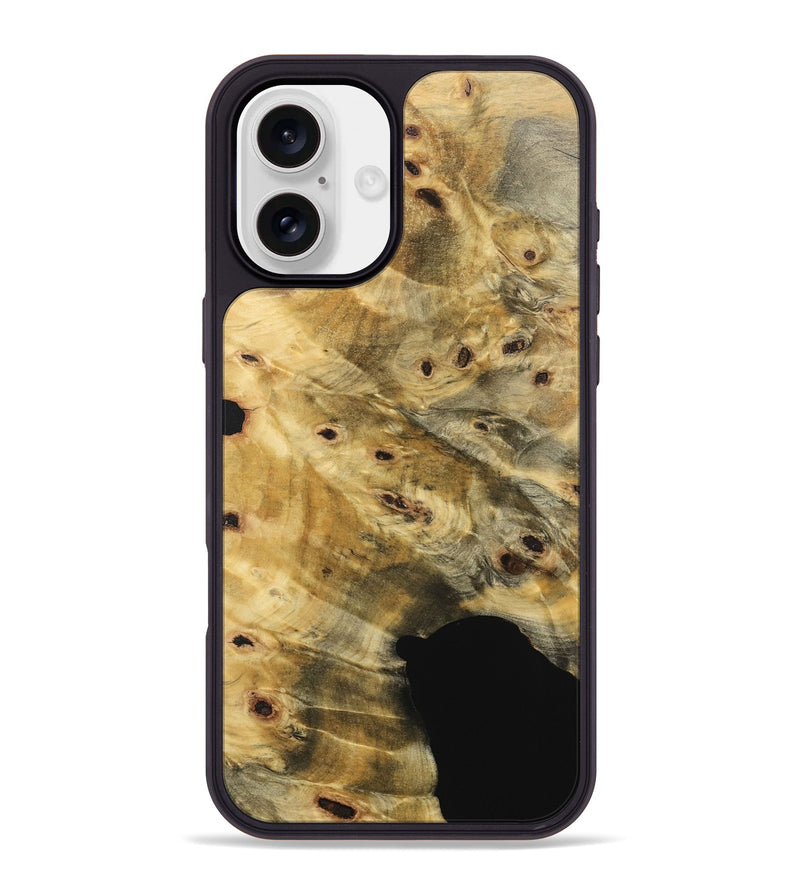 iPhone 16 Plus Wood Phone Case - Luvinia (Wood Burl, 741767)