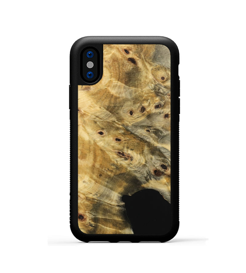 iPhone Xs Wood Phone Case - Luvinia (Wood Burl, 741767)