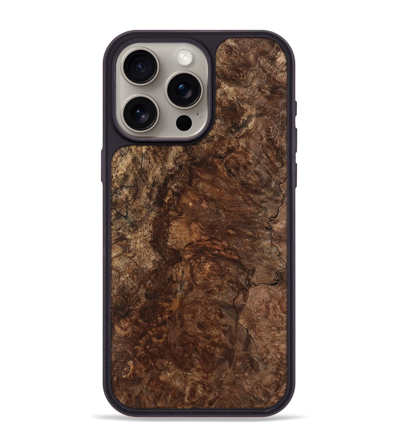 iPhone 15 Pro Max Wood Phone Case - Terence (Wood Burl, 741769)