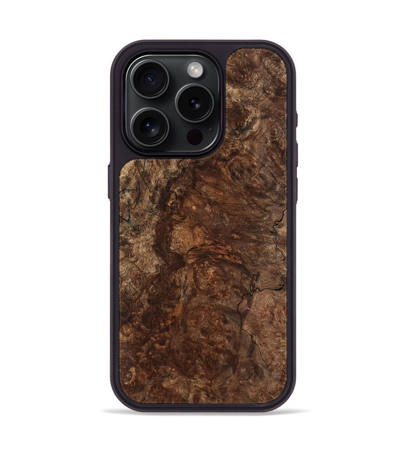 iPhone 15 Pro Wood Phone Case - Terence (Wood Burl, 741769)