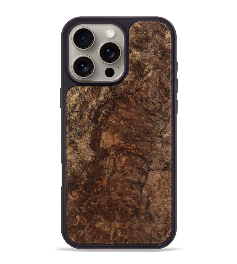 iPhone 16 Pro Max Wood Phone Case - Terence (Wood Burl, 741769)